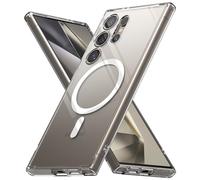 Ringke Fusion Magnetic Compatibile con Cover Samsung S24 Ultra, Compatibile con Accessori Magnetici, Custodia Antiurto con Buon Grip Disegnato per Cover Samsung Galaxy S24 Ultra - Clear
