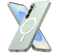 Ringke Fusion Magnetic Compatibile con Cover Samsung Galaxy S25 Plus, Protezione da Ditate e Macchie, Compatibile con Accessori Magnetici, Custodia Antiurto con Buon Grip - Matte Clear