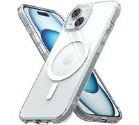 Ringke Fusion Magnetic Compatibile con MagSafe per Cover iPhone 15, Calza Perfetta, Custodia Trasparente e Antiurto Protettiva Robusta con Ottima Grip - Clear