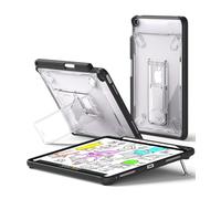 Ringke Fusion Sketch Stand Compatibile con Cover iPad Air 11 inch M3 / M2 e iPad Air 5th / 4th Generazione, Custodia Trasparente Antiurto con Supporto Pencil E Funzione Supporto - Black