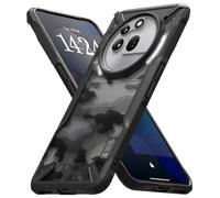Ringke Fusion-X Compatibile con Cover Nothing Phone (3a) Pro, Custodia Bella e Protettiva con Ottimo Grip, Stile Militare Antiurto Resistente - Camo Black