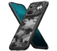 Ringke Fusion-X Compatibile con Cover Nothing Phone (4a) Pro, Custodia Bella e Protettiva con Ottimo Grip, Stile Militare Antiurto Resistente - Camo Black