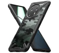 Ringke Fusion-X Compatibile con Cover OnePlus 11 5G, Custodia Bella e Protettiva con Ottimo Grip, Stile Militare Antiurto Resistente - Camo Black