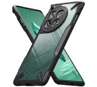 Ringke Fusion-X Compatibile con Cover OnePlus 12, Custodia Bella e Protettiva con Ottimo Grip, Bumper Nera Antiurto Resistente - Black