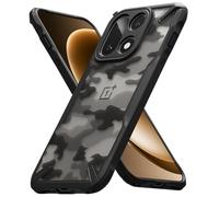 Ringke Fusion-X Compatibile con Cover OnePlus 15, Custodia Bella e Protettiva con Ottimo Grip, Stile Militare Antiurto Resistente - Camo Black