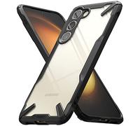 Ringke Fusion-X Compatibile con Cover Samsung S23, Custodia Bella e Protettiva con Ottimo Grip, Bumper Nera Antiurto Resistente Disegnato per Cover Samsung Galaxy S23 5G - Black