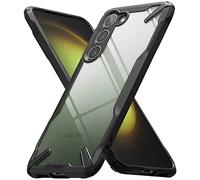 Ringke Fusion-X Compatibile con Cover Samsung S23 Plus, Custodia Bella e Protettiva con Ottimo Grip, Bumper Nera Antiurto Resistente Disegnato per Cover Samsung Galaxy S23+ 5G - Black