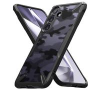 Ringke Fusion-X Compatibile con Cover Samsung S24, Custodia Bella e Protettiva con Ottimo Grip, Stile Militare Antiurto Resistente Disegnato per Cover Samsung Galaxy S24 - Camo Black
