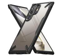 Ringke Fusion-X Compatibile con Cover Samsung S24 Ultra, Custodia Bella e Protettiva con Ottimo Grip, Bumper Nera Antiurto Resistente Disegnato per Cover Samsung Galaxy S24 Ultra - Black
