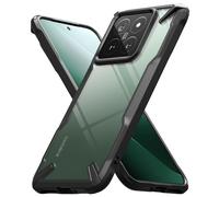 Ringke Fusion-X Compatibile con Cover Xiaomi 14, Case Disegni Antigraffio Retro Rigido con Robusto TPU Antiurto Paraurti - Black