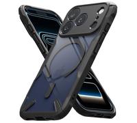Ringke Fusion-X Magnetic Compatibile con Cover iPhone 17 Pro Max, Compatibile con Accessori Magnetici, Custodia Antiurto Robusta Paraurti Robusta Protettiva Avanzata con Protezione Fotocamera - Black