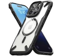 Ringke Fusion-X Magnetic Compatibile con Cover iPhone 16 Pro Max, Compatibile con Accessori Magnetici, Custodia Antiurto Robusta Paraurti Robusta Protettiva Avanzata con Protezione Fotocamera - Black