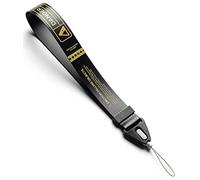 Ringke Hand Strap, Regolabile Comodo Cinturino Cordino Polso Mano Progettato Custodie per cellulari, Chiavi, Auricolari, ID - Danger Black