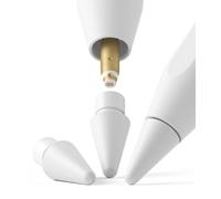 Ringke HB Tips (3 Pezzi) Compatibile con Punte Apple Pencil, Punte Lisce e Resistenti con Sensibilità alla Pressione e Rilevamento Dell'inclinazione - Light Gray