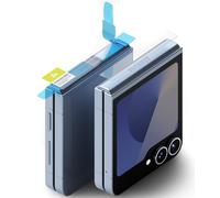 Ringke Hinge Dual Easy Film (2 Pezzi) Compatibile con Pellicola Samsung Galaxy Z Flip 7 FE / 6/5 / 4, Protezione Anti-Interferenza in TPU Flessibile Antiurto e Antigraffio per Protezione Hinge