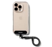 Ringke Holder Link Flow Finger Ring Strap, Cinturino Anti-Caduta Regolabile per Custodie per Cellulari e Piccoli Accessori - Calm Black