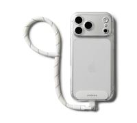 Ringke Holder Link Flow Hand Strap (P Type), Cinturino Robusto in Poliestere Anti-groviglio Regolabile con Linguetta di Fissaggio in TPU per Custodie per Smartphone, Ecc. - Cloud White