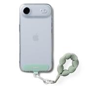 Ringke Holder Link Puffer Finger Strap, Cinturino da Dito Morbido e Soffice con Moschettone e Connettore Girevole a 360 Gradi per Smartphone, Borse, Chiavi, Ecc. - Matcha Green