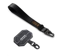 Ringke Holder Link Tactical Webbing Hand Strap, Cinturino da Polso Multiuso Antistrappo per Smartphone - Black
