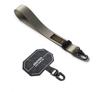 Ringke Holder Link Tactical Webbing Hand Strap, Cinturino da Polso Multiuso Antistrappo per Smartphone - Warm Gray