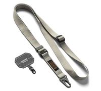 Ringke Holder Link Tactical Webbing Lanyard Strap, Tracolla Multiuso Antistrappo per Smartphone - Warm Gray