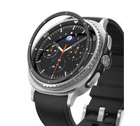 Ringke Inner Bezel Styling Compatibile con Cover Samsung Galaxy Watch 8 Classic 46mm, Ghiera Anti Graffio Stainless Steel Adesivo Accessorio - 46-IN-02 (ST) Black