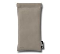 Ringke One Touch Pouch, Borsa Portatile Piccola e Sottile in Pelle PU, Facile da Aprire e Chiudere, con Chiusura di Sicurezza per Auricolari, Cavi, Carte, ecc. - Stone Gray