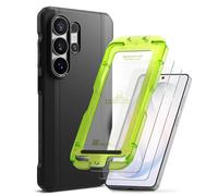 Ringke Onyx Alpha Black e Easy Slide Tempered Glass Compatibile con Galaxy S26 Ultra