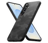 Ringke Onyx Compatibile con Cover Samsung Galaxy S25, Custodia Calza Perfettamente Antiscivolo Anti-Impronte Graffio Resistente Stile Militare Antiurto - Camo Black