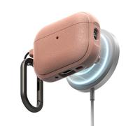 Ringke Onyx Magnetic Compatibile con Cover AirPods Pro 3, Compatibile con Caricatori Magnetici, Custodia Antiurto Robusta Strutturato TPU con Moschettone - Constant Coral