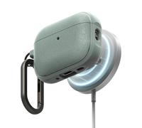 Ringke Onyx Magnetic Compatibile con Cover AirPods Pro 3, Compatibile con Caricatori Magnetici, Custodia Antiurto Robusta Strutturato TPU con Moschettone - Sage Green