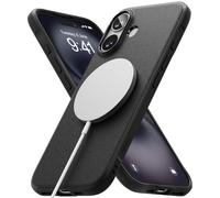 Ringke Onyx Magnetic Compatibile con Cover iPhone 16, Compatibile con Accessori Magnetici, Ottima Grip Antiscivolo Antiurto Perfetta Calza Custodia Robusta - Black