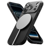 Ringke Onyx Magnetic Compatibile con Cover iPhone 17 Pro, Compatibile con Accessori Magnetici, Ottima Grip Antiscivolo Antiurto Perfetta Calza Custodia Robusta - Black