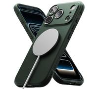 Ringke Onyx Magnetic Compatibile con Cover iPhone 17 Pro Max, Compatibile con Accessori Magnetici, Ottima Grip Antiscivolo Antiurto Perfetta Calza Custodia Robusta - Dark Green