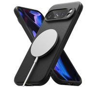 Ringke Onyx Magnetic Compatibile con Cover Pixel 9 Pro, Compatibile con Accessori Magnetici, Antiscivolo Antiurto Perfetta Custodia TPU - Black