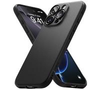 Ringke Onyx Compatibile con Cover iPhone 16 Pro Max, Ottima Grip Antiscivolo Antiurto Perfetta Calza Custodia Robusta - Black