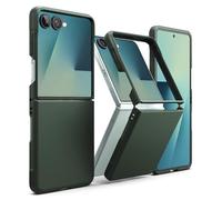 Ringke Onyx Compatibile con Cover Samsung Galaxy Z Flip 7, Custodia Calza Perfettamente Antiscivolo Anti-Impronte Graffio Resistente - Dark Green