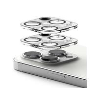 Ringke Protezione Fotocamera (2 Pezzi) Compatibile con iPhone 15 Pro Max, Protezione Copertura Totale in Vetro Temperato per Obiettivo Fotocamera