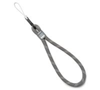 Ringke Rope Hand Strap, Regolabile Comodo Poliestere Nylon Cinturino Cordino Polso Mano Progettato per Custodia Cellulare, Chiavi, Auricolari, ID - Gray