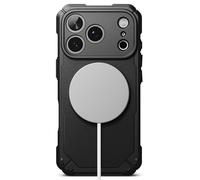 Ringke Rugged Gear Magnetic Compatibile con Cover iPhone 17 Pro, Compatibile con Accessori Magnetici, Rugged Shockproof Bumper Firm Grip Antiscivolo Cover Protettiva per Telefono - Black