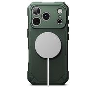 Ringke Rugged Gear Magnetic Compatibile con Cover iPhone 17 Pro Max, Compatibile con Accessori Magnetici, Rugged Shockproof Bumper Firm Grip Antiscivolo Cover Protettiva per Telefono - Dark Green