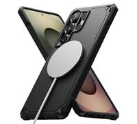 Ringke Rugged Gear Magnetic Compatibile con Cover Samsung Galaxy S25 Ultra, Compatibile con Accessori Magnetici, Rugged Shockproof Bumper Firm Grip Antiscivolo Cover Protettiva per Telefono - Black