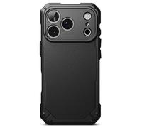 Ringke Rugged Gear Compatibile con Cover iPhone 17 Pro Max, Paraurti Antiurto Robusto Presa Salda Antiscivolo Antigraffio Custodia Protettiva Avanzata per Telefono - Black