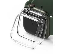 Ringke Slim (2 Pezzi) Compatibile con Cover Apple Watch 9/8 / 7 45mm, Custodia Sottile Rigida PC Antigraffio - Clear