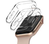 Ringke Slim (2 Pezzi) Compatibile con Cover Apple Watch SE3 / SE2 / SE / 6/5 / 4 44mm, Custodia PC Antigraffio - Clear