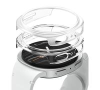 Ringke Slim (2 Pezzi) Compatibile con Cover Samsung Galaxy Watch 8 44mm, Custodia Protezione Calza Perfetto Estetica Anti Graffio Sottile PC Rigida - Clear & Alpine Clear