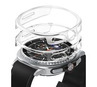 Ringke Slim (2 Pezzi) Compatibile con Cover Samsung Galaxy Watch 8 Classic 46mm, Custodia Protezione Calza Perfetto Estetica Anti Graffio Sottile PC Rigida - Clear & Alpine Clear