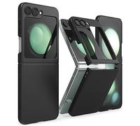 Ringke Slim Compatibile con Cover Samsung Galaxy Z Flip 5 5G, Custodia Ottima Grip Calza Perfetta Poco Ingombrante Rigida - Black Nero