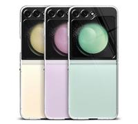 Ringke Slim Compatibile con Cover Samsung Galaxy Z Flip 5 5G, Custodia Trasparente Anti-Ingiallimento, Poco Ingombrante Ottima Grip Cover Rigida Calza Perfetta - Clear