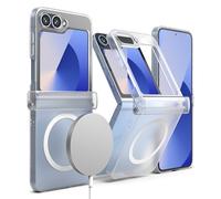 Ringke Slim Hinge Magnetic Compatibile con Cover Samsung Galaxy Z Flip 7 FE/Z Flip 6, Custodia Protezione Hinge con Ottima Grip Calza Perfetta per Wireless Ricarica - Matte Clear